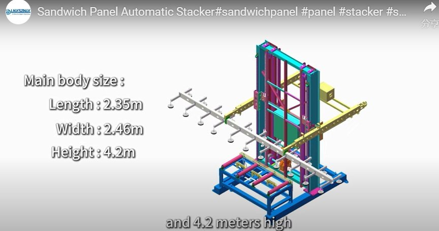 Xinshuo production line section with automation controls
